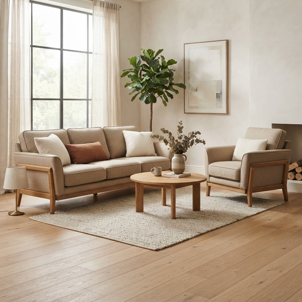 Contemporary Living Room Center Ensemble