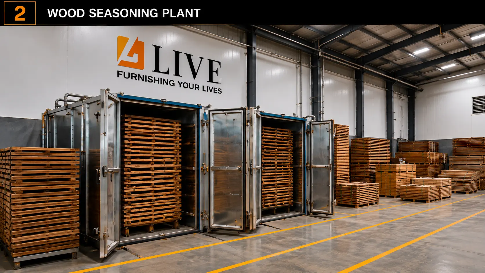 Industrial Timber Kiln Seasoning Chambers